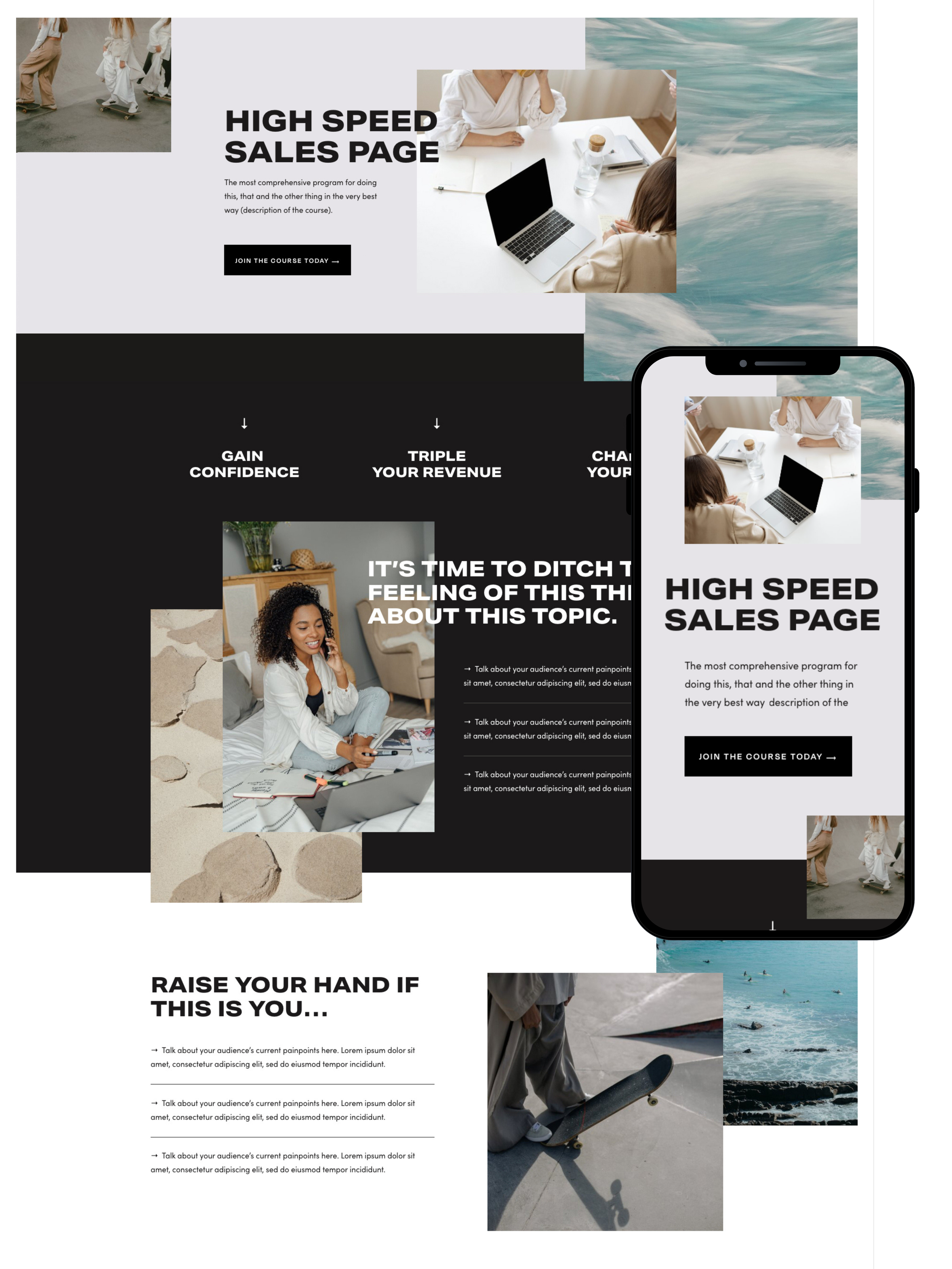 Sales Page Design | Elite Launch Design - Create in Islamabad for Higher Conversions