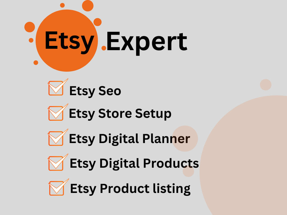 Etsy Shop Setup Service | Branding, SEO, Banner Design, Product Listings in Islamabad