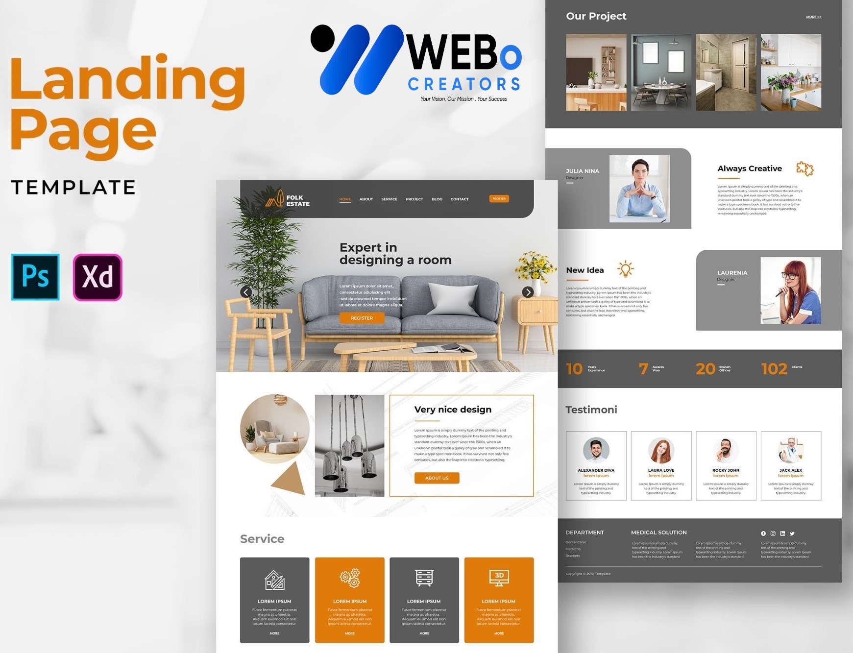 Creative Landing Page Designs, Themes, Graphic Elements for Islamabad Businesses 2026