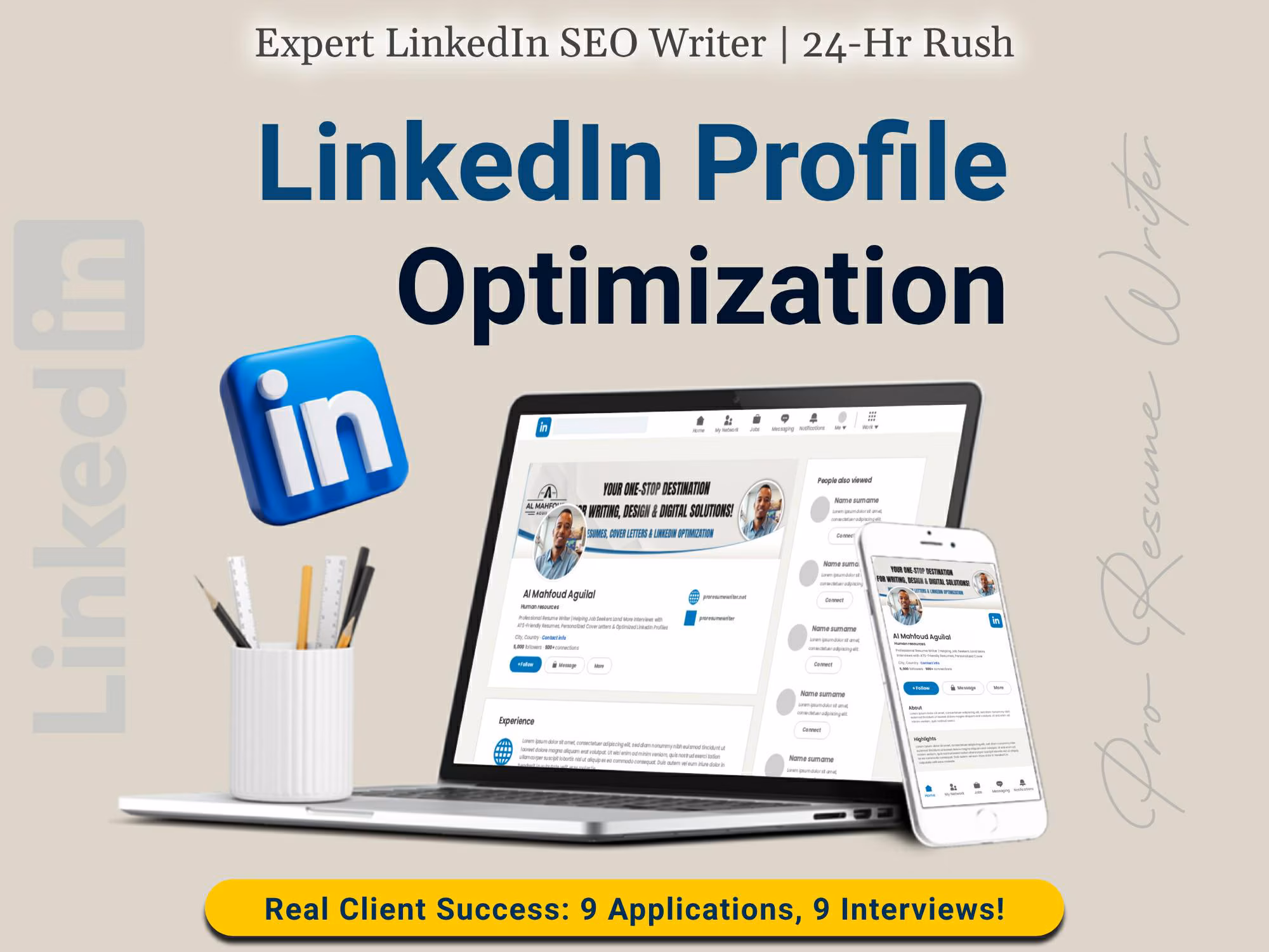 Profile Optimization & Enhancement LinkedIn Profile Building & Writing Services in Islamabad 2026