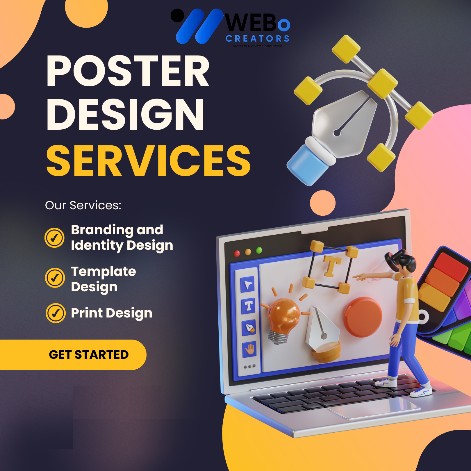 Poster Design Service | Get Powerful Advertising Poster in Islamabad for Business and Events