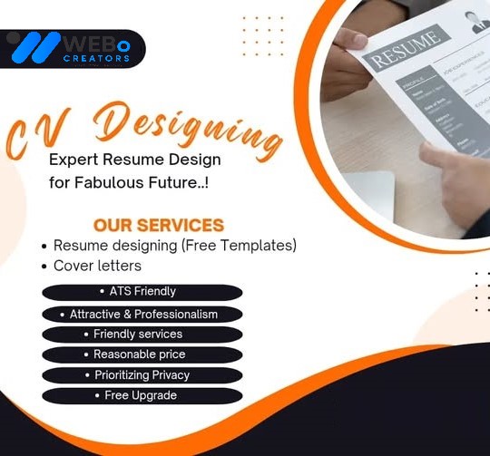 Resume and CV Design Services | Modern curriculum vitae in Islamabad